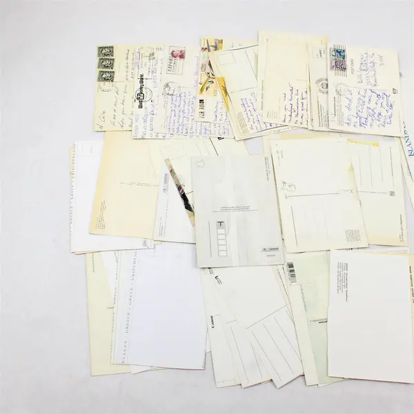 Lot Of 44 Vintage Used USA International Postcards Crafting Junk Journaling