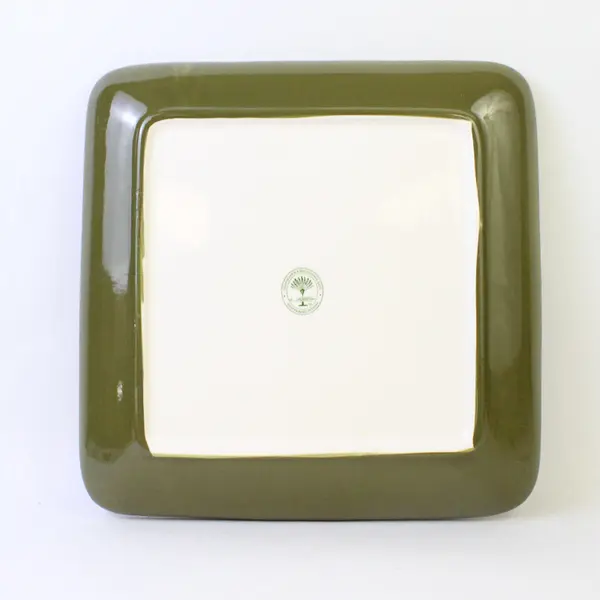 Island Plantations Areca Palm Hand-Painted 11" Serving Platter Tray