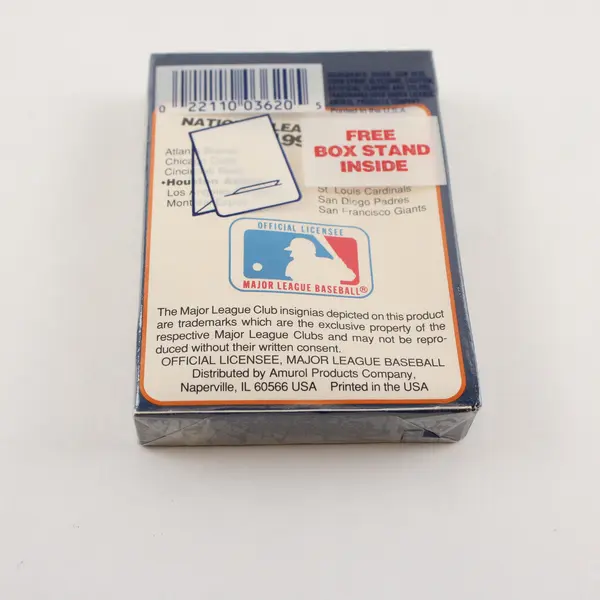 1990 Major League Baseball Bubble Gum Houston Astros Card Collector Box Sealed