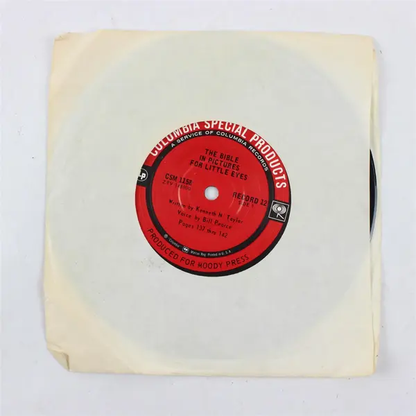 The Bible in Pictures for Little Eyes 7" Vinyl Record