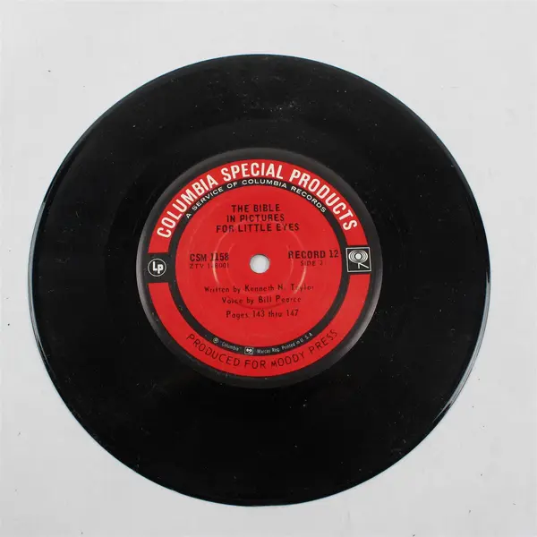 The Bible in Pictures for Little Eyes 7" Vinyl Record