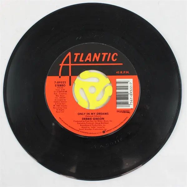 Debbie Gibson Only In My Dreams 7" Vinyl Record