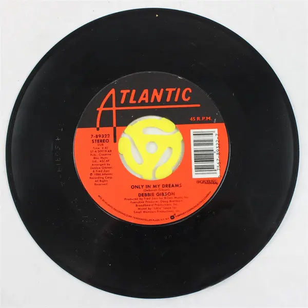 Debbie Gibson Only In My Dreams 7" Vinyl Record