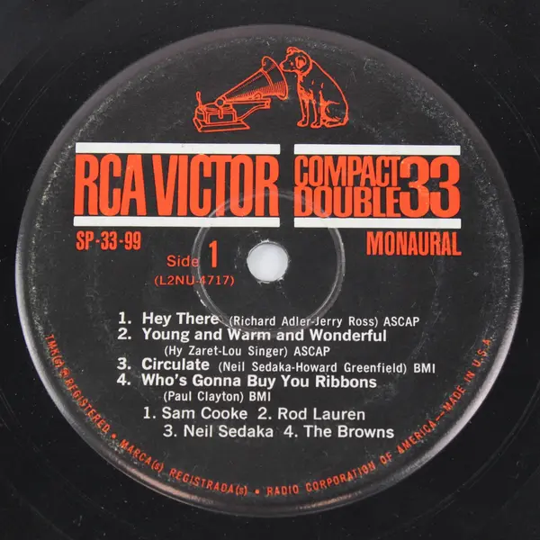 RCA Victor Compact Double 33 7" Vinyl Record
