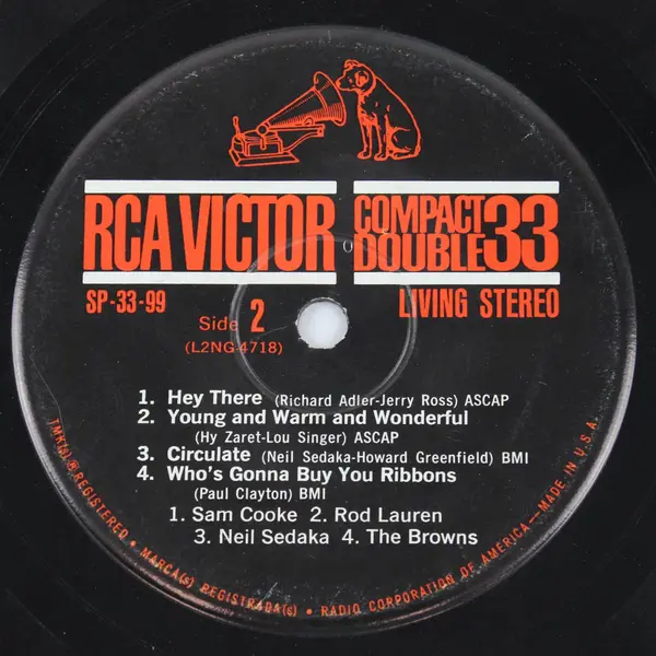 RCA Victor Compact Double 33 7" Vinyl Record