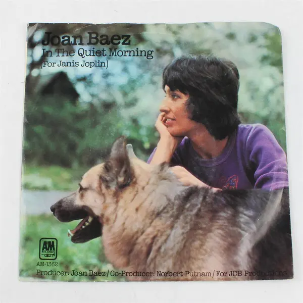 Joan Baez In The Quiet Morning (for Janis Joplin)/ To Bobby 7" Vinyl Record