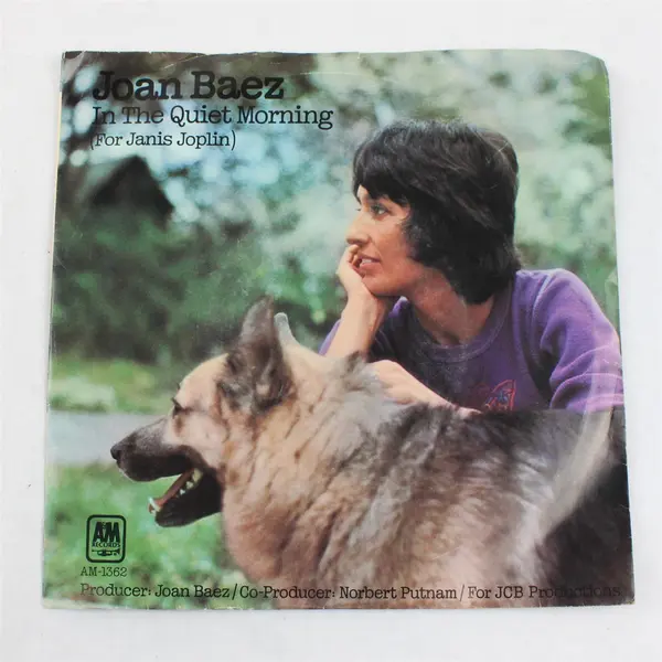 Joan Baez In The Quiet Morning (for Janis Joplin)/ To Bobby 7" Vinyl Record