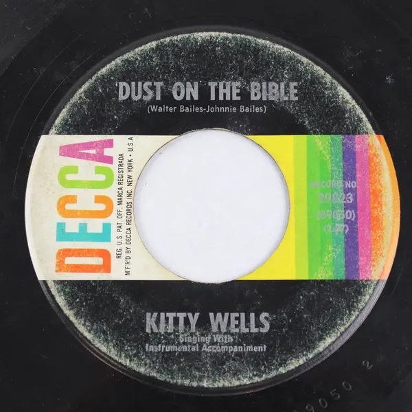 Kitty Wells Dust on the Bible / How Far Is Heaven