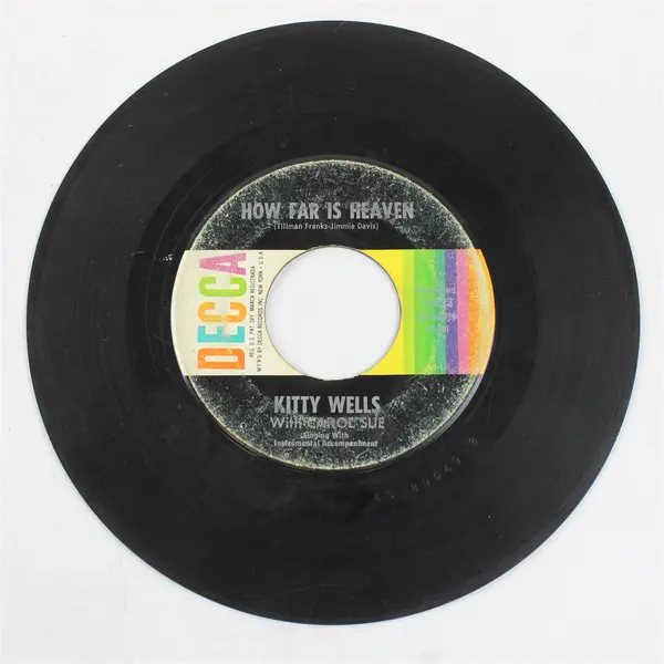 Kitty Wells Dust on the Bible / How Far Is Heaven