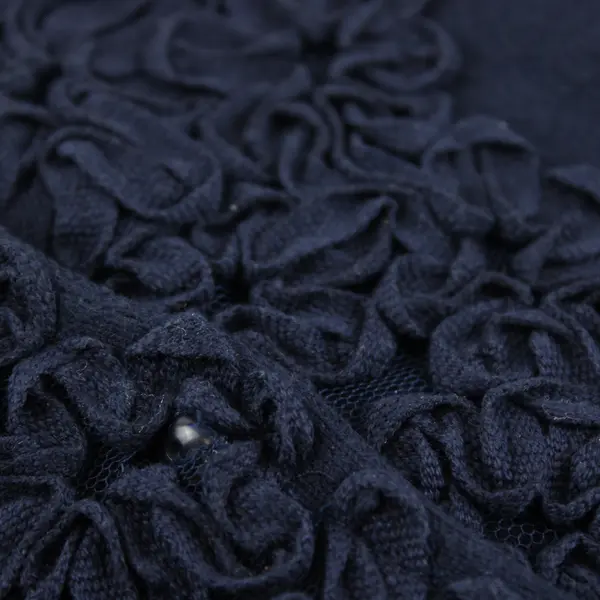 Jones New York Sport Navy Blue Button-Front Cardigan Women's Large
