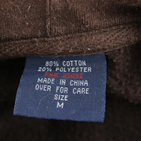 Semper Fidelis Graphic Brown Zip-Up Hoodie Women's Medium