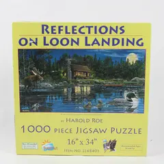 Reflections on Loon Landing 1,000 Piece Jigsaw Puzzle, #LL48401 Complete