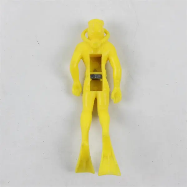 Vintage 1960s PLACO Flippy the Diver Baking Soda Scuba Toy - No Tank