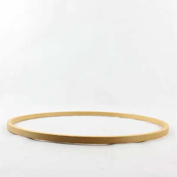 Unbranded 14in Round Wooden Embroidery Hoop w/Metal Tension Bolt