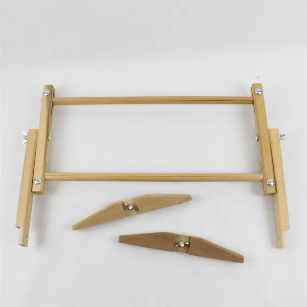 Unbranded Wooden Needlework Standing Frame w/Feet 17.5"Wx8.7"