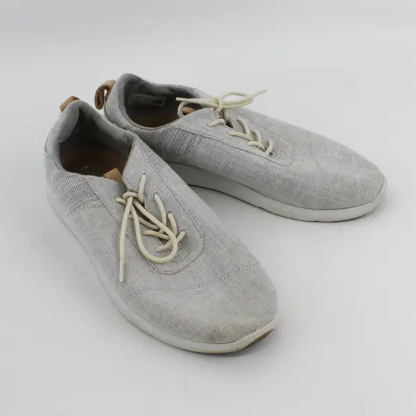 TOMS Light Gray Cabrillo Lifestyle Lace Up Sneaker Shoes Womens Size 11W