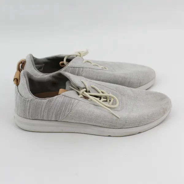 TOMS Light Gray Cabrillo Lifestyle Lace Up Sneaker Shoes Womens Size 11W