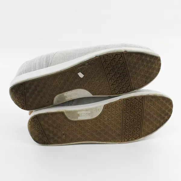 TOMS Light Gray Cabrillo Lifestyle Lace Up Sneaker Shoes Womens Size 11W