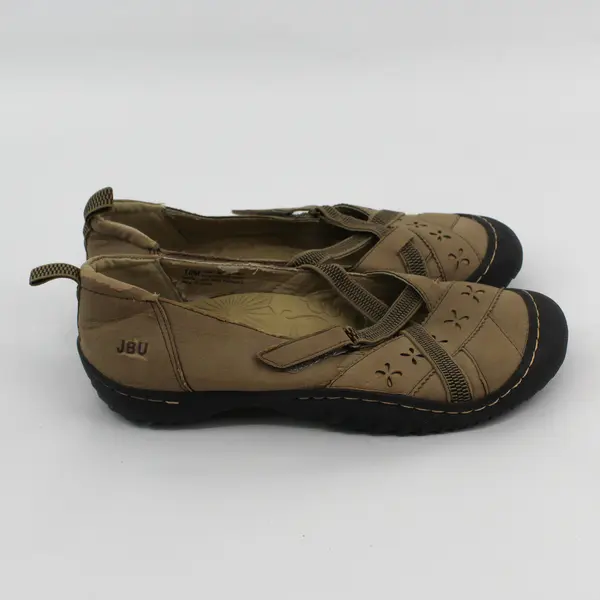 JBU By Jambu Beige Hayley/Morgan Criss Cross Mary Jane Shoes Women's Size 10M