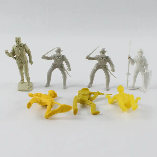 Vtg 1950's Marx Sears Heritage Fort Apache Playset Pieces - 49 Soldiers
