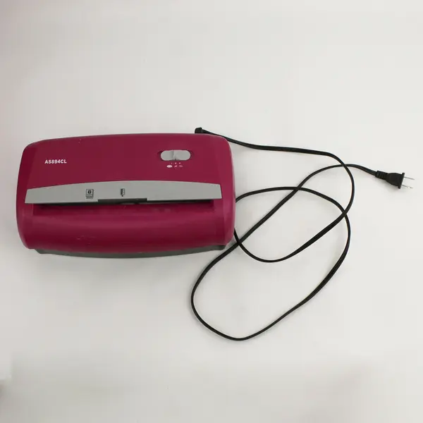 Aurora Corp Purple 8 Sheet Light Duty Crosscut Paper Shredder Model AS894CL