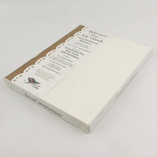 PC Papers By AMPAD 50 Ivory Informal Size Note Cards W/ Envelopes (Unopened)