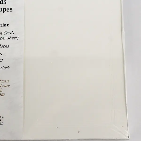 PC Papers By AMPAD 50 Ivory Informal Size Note Cards W/ Envelopes (Unopened)