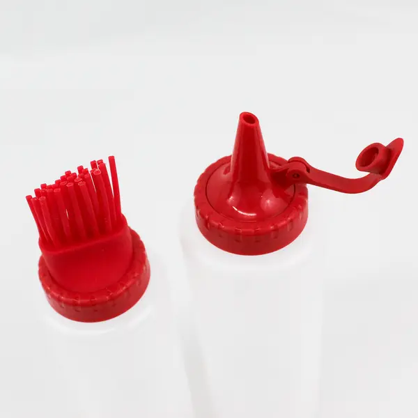 Set of 2 Squeezable Condiment Bottles 12 Oz and 16 Oz