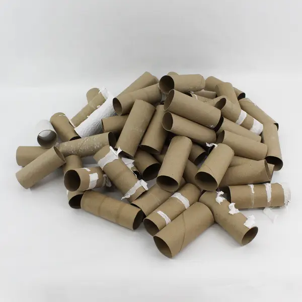 Lot of 53 Empty Clean Toilet Paper Roll TP for Crafts DIY Projects Cardboard