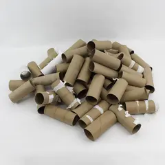 Lot of 53 Empty Clean Toilet Paper Roll TP for Crafts DIY Projects Cardboard