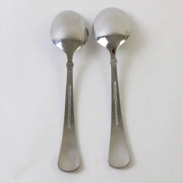 Two 18/10 Stainless Tablespoons From Reed and Barton Select  in Pattern Medon