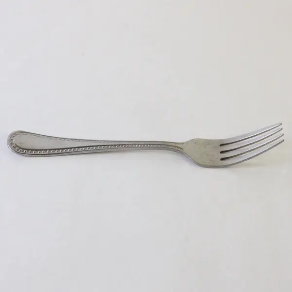 Lot of Five Amazonbasics Beaded Dinner Forks -Pattern Unknown