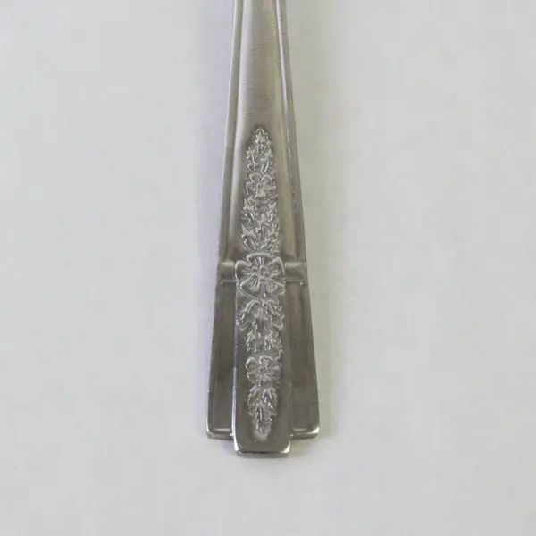 Lot of Four 18/8 Stainless Salad Forks by Pfaltzgraff in the Pattern Hibiscus