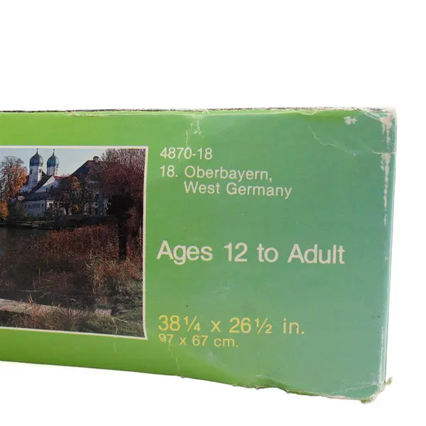 Vintage 1984 Grand 2,500 Pc. Jigsaw Puzzle Oberbayern, West Germany, Complete