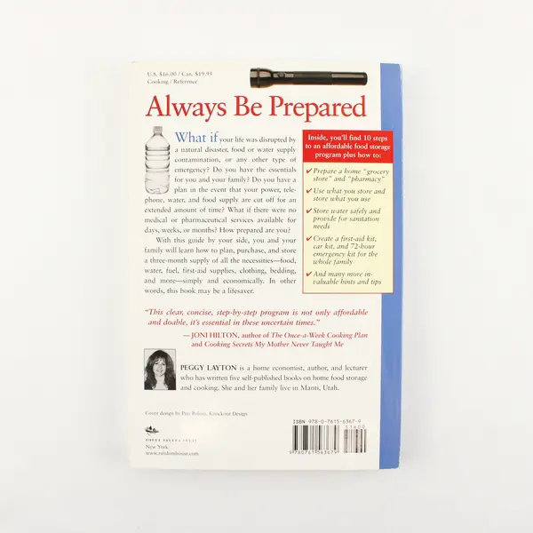 Emergency Food Storage & Survival Handbook Peggy Layton 2002 1st Edition PB