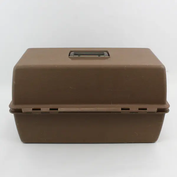 Vintage Flambeau Adventurer 2012 Two-Tier Brown Tackle Box
