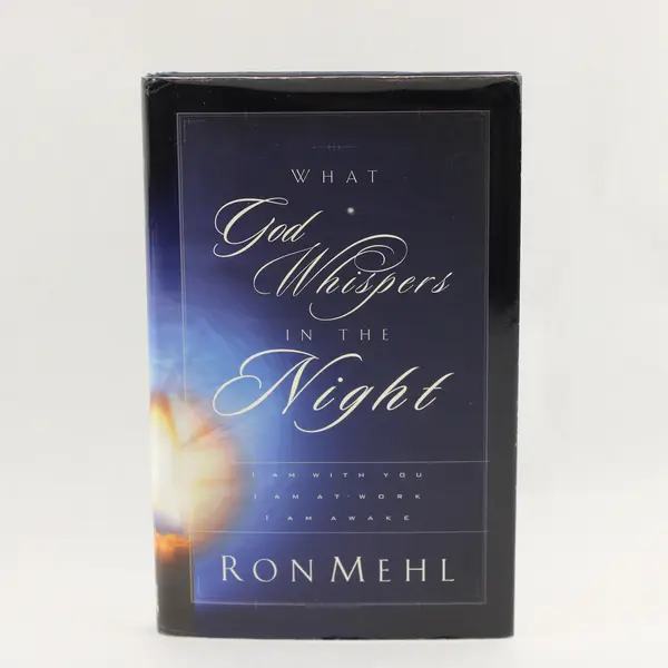 What God Whispers in the Night by Ron Mehl 2000 Hardcover Dust Jacket Good