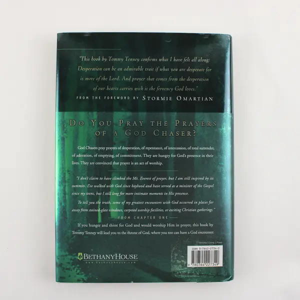 Prayers of a God Chaser by Tommy Tenney Hardcover Dust Jacket 2002 Good