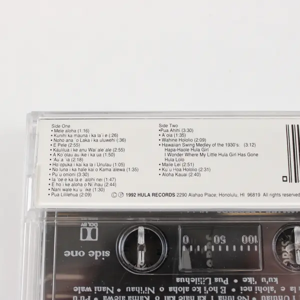 The Kahauanu Lake Trio and Singers Maiki (Chants & Mele of Hawaii) Cassette Tape
