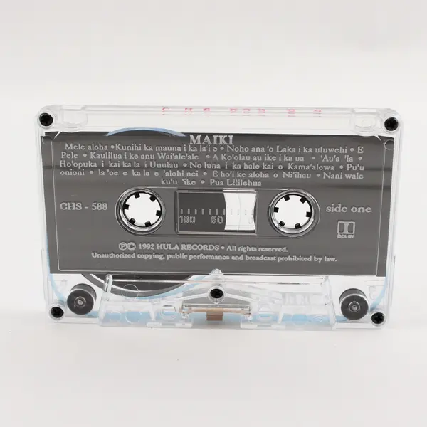 The Kahauanu Lake Trio and Singers Maiki (Chants & Mele of Hawaii) Cassette Tape