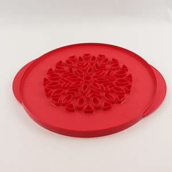 Nordic Ware Red Plastic 12" Lattice & Hearts Pie Top Cutter Bakeware Tool