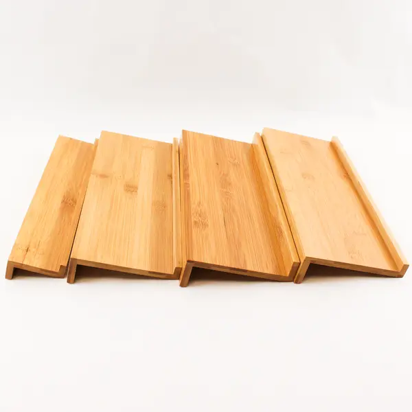 Four Piece Green Stand Market Bamboo Wood Spice Rack Stand/Organizer 3-Tier