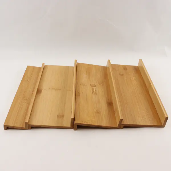 Four Piece Green Stand Market Bamboo Wood Spice Rack Stand/Organizer 3-Tier