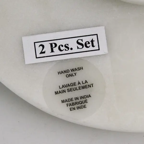 Cloche with Marble Base Glass Dome For Cheese Dessert Butter 7" Diameter