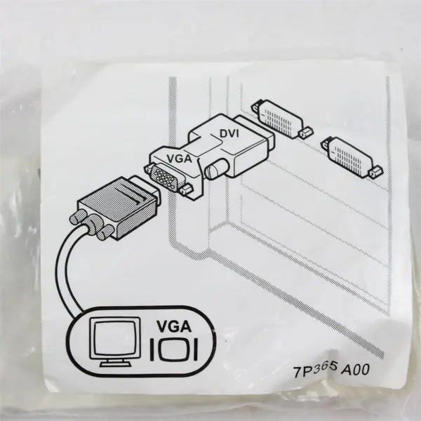Lot of 10 White DVI-A to VGA Video Adapters