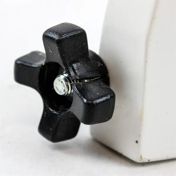 Universal C-Clamp Lamp Holder Desk Mount Clamp Base White Used