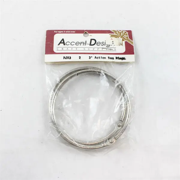 Accent Design 3" Action Bag Rings for Crafting