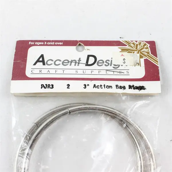 Accent Design 3" Action Bag Rings for Crafting