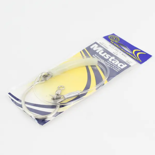 Mustad HR500G Halibut Rig 16/0 500lb Test Hand-Tied Fishing Rig