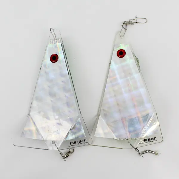 Lot of 2 Big Al's Fish Flash Small Fish Flash In-Line Flasher 8"